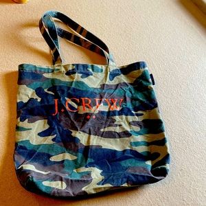 J crew camouflage bag!